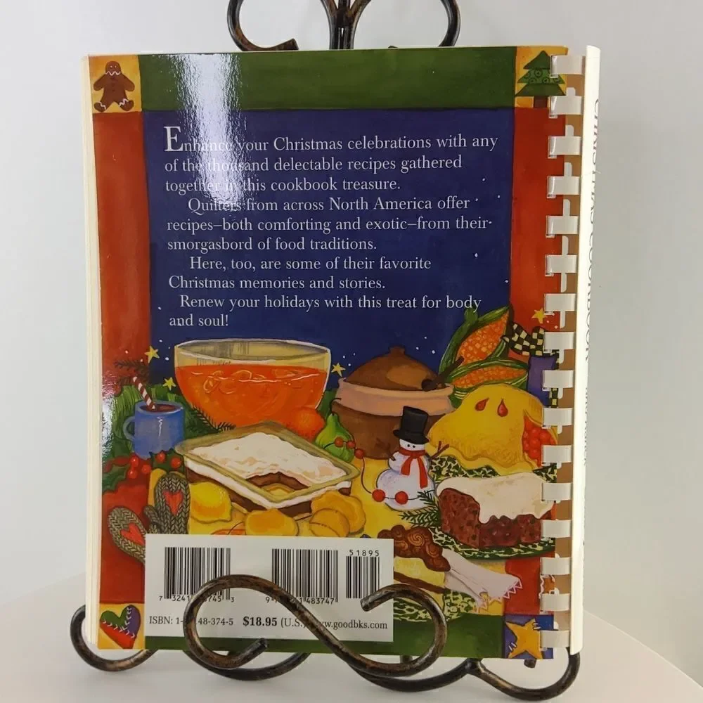 A quilters Christmas cookbook by Louise Stoltzfus and Dawn J. Ranck